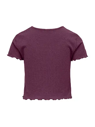 ONLY | T-shirt fille KOGNELLA | dunkelrot